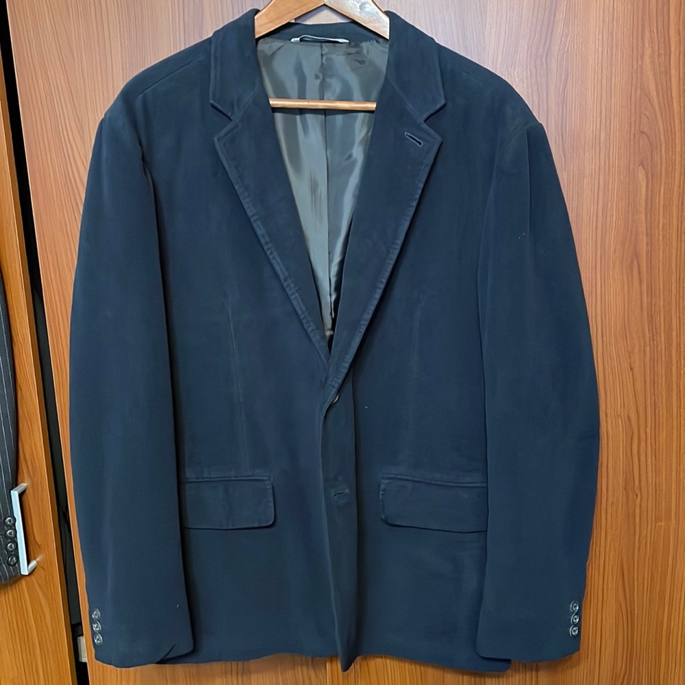 GAP dark navy cotton blazer